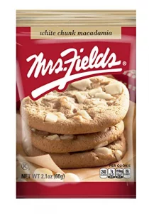 Mrs. Fields Cookies White Chunk Macadamia2.1 Ounce Pack Of 12