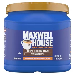 Maxwell House 23.1Oz Ground Coffee Medium 100 Colombian Roast