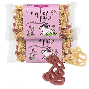 Pastabilities Fun Shaped Pasta For Kids - Bunny Hop Pasta - Easter Animal Theme Non-Gmo Natural Wheat Pasta All-Natural Kosher Certified Made In The
