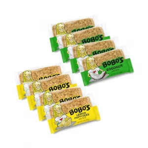 Bobos Oat Bar Fruit Flavored Multipack 4 Lemon Poppyseed And 4 Coconut Great Tasting Healthy Snacks For The Whole Family 8 Fruit Multi