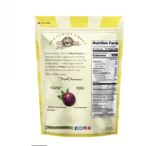 Mariani Pitted Prunes Dried Fruit Healthy Vegan Gluten Free Snack For Kids Adults No Sugar Added 32 Ounces Pack Of 1 - Resealable Bag