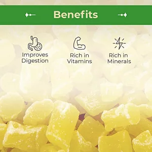Sincerely Nuts - Dried Pineapple Chunks Healthy Dehydrated Fruit Snack Sweet Candied Chewy Tropical Pineapple Bits Kosher Vegan Gluten Free 2 Lb B