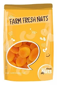 Dried Turkish Apricot Fruit. 2 Lb - Best For Healthy Snacking Candy For Kids Adults Resealable Bags Sundried Unsweetened 0 Added Sugar No Preservati