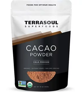 Terrasoul Superfoods Raw Organic Cacao Powder 2 Lbs 2 Pack - Raw Keto Vegan