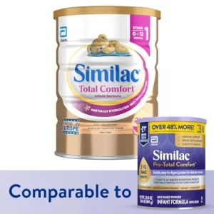 Similac Total Comfort Infant Formula Imported Easy-To-Digest Baby Formula Powder Non-Gmo 820 G 28.9 Oz Can