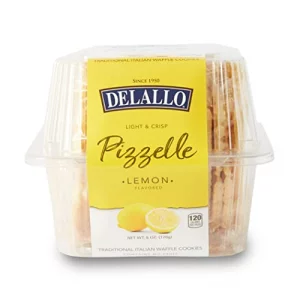Delallo Lemon Pizzelles 2X6Oz