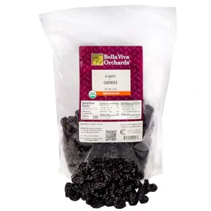 Organic Dried Cherries Upcycled By Bella Viva Orchards 2 Lb. Bag