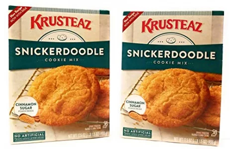 Krusteaz Snickerdoodle Cookie Mix 17.5-Ounce Boxes Pack Of 2