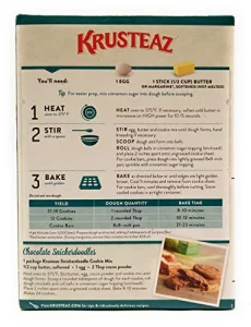 Krusteaz Snickerdoodle Cookie Mix 17.5-Ounce Boxes Pack Of 2