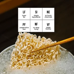 Public Goods Ramen Noodles Brothless Vegan Vegetarian Instant Ramen Healthy High Protein Asian Noodle Preservative Free No Added Msg Original