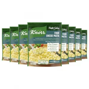 Knorr Pasta Sides For Delicious Quick Pasta Side Dishes Four Cheese Pasta No Artificial Flavors No Preservatives No Added Msg 4.1 Oz Pack Of 8