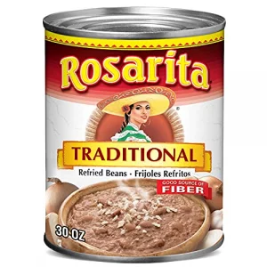 Rosarita Traditional Refried Beans 30 Oz