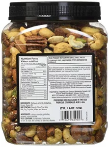 Kirkland Signature Extra Fancy Unsalted Mixed Nuts 2.5 Lb
