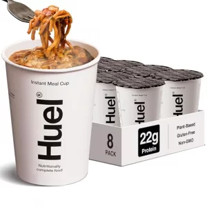 Huel Hot And Savory Cups Korean Bbq 25G Protein Plant Based Instant Meal 27 Vitamins And Minerals 100 Nutritionally Complete 8 Cups