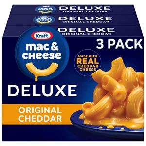 Kraft Deluxe Original Mac Cheese Macaroni And Cheese Dinner 3 Ct Pack 14 Oz Boxes