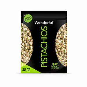 Wonderful Pistachios In Shell Roasted Salted Nuts 48 Ounce Resealable Bag Shelled Protein Snacks Bulk Snacks Healthy Snacks For Adults