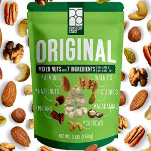Roastery Coast - Daily Nuts Healthy Mix Bulk 3 Lb Bulk Pouch Nuts Snack Mix Deluxe Assorted Snack Nut Snacks Daily Nuts