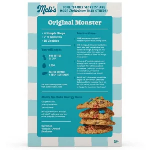 Melis Original Monster Gluten Free Cookie Mix High Protein Baking Mix With Natural Chocolate Mms Milk Chocolate Chips Rolled Oats Easy Bake Oven Mix