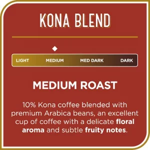 Don Franciscos Kona Blend Medium Roast Coffee Pods 100 Count K-Cup Compatible 10 Hawaiian Single Serve For Keurig Brewers Smooth Tropical Flavor Recy