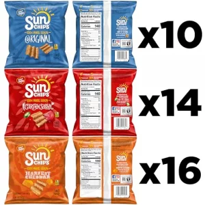 Sunchips Multigrain Snacks Variety Pack 1 Ounce Pack Of 40