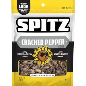 Spitz Sunflower Seeds Cracked Pepper 6 Ounce Pack Of 9