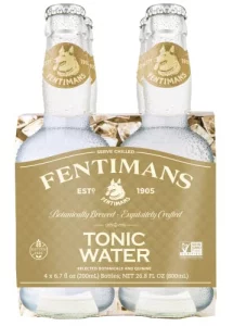 Fentimans Sparkling Tonic Water - Crafted Tonic Water With Quinine All Natural Mixer No Artificial Flavors Preservatives Or Sweeteners Craft Soda Bot