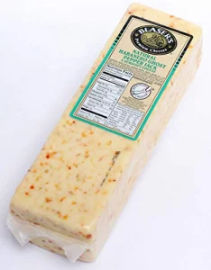 Blasers Habanero Ghost Pepper Monterey Jack Cheese Loaf 5 Pound - 2 Per Case
