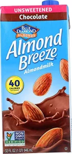 Blue Diamond Growers - Almond Breeze Almond Milk Unsweetened Chocolate - 32 Oz. Pack Of 2