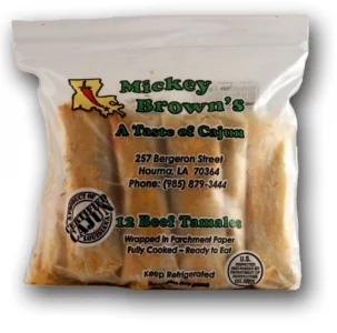 Mickey Browns Beef Tamales 5 Units Included Per Order