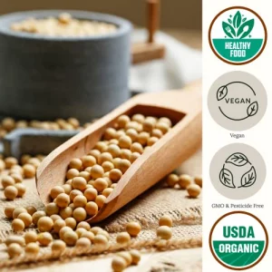 Be Still Farms Organic Soybeans Bulk 4.8 Lb - Soy Beans Dry - Aka Soya Nuts Great For Edamame Soy Milk Tofu - High In Protein Fiber Usa Grown Usda