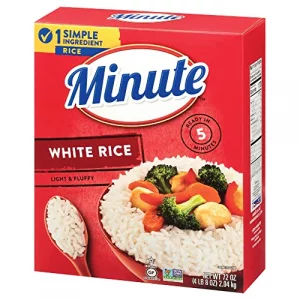 Minute White Rice Instant White Rice For Quick Dinner Meals 72-Ounce Box
