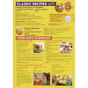 Betty Crocker Bisquick Pancake And Baking Mix Original Makes About 145 Pancakes Giant Size 96 Oz