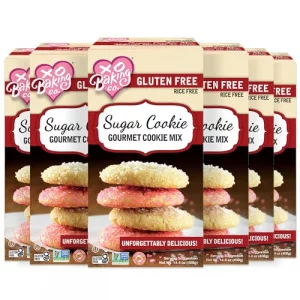 Xo Baking Co. Sugar Cookie Mix - Non-Gmo Sugar Cookie Dough Mix - Birthday And Holiday Cookies 6 Pack 6 Pack