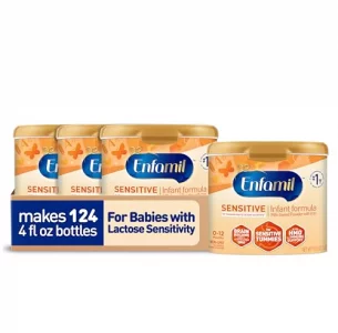 Enfamil Sensitive Baby Formula With Dha Iron Prebiotics To Help Support Brain Immune Support. Lactose Sensitivity Infant Formula Inspired By Breast