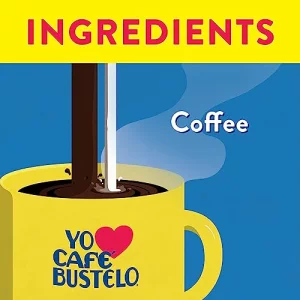 Caf Bustelo Espresso Dark Roast Ground Coffee Brick 10 Ounce Pack Of 12
