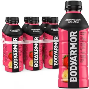 Bodyarmor Sports Drink Sports Beverage Strawberry Banana Coconut Water Hydration Natural Flavors With Vitamins Potassium-Packed Electrolytes Perfect