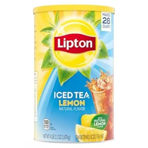 Lipton Lemon Sweetened Iced Tea Mix Makes 28 Quarts Pack Of 2