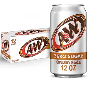 Aw Cream Soda Zero Sugar 12 Fl Oz Cans 12 Pack