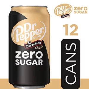 Dr Pepper And Cream Soda Zero Sugar 12 Fl Oz Cans 12 Pack