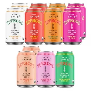 De La Calle Tepache - Mixta Variety Pack - Modern Mexican Soda - Craft Fermented Pineapple Sparkling Beverage - Certified Organic Antioxidant Rich No