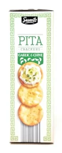 Garlic Chive Pita Crackers 5Oz142G Pack Of 1