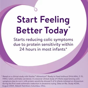 Similac Alimentum With 2-Fl Hmo Hypoallergenic Infant Formula For Food Allergies And Colic Due To Protein Sensitivity Ready-To-Feed Baby Formula 32-F