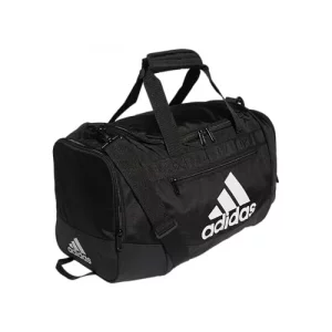 adidas Unisex Defender 40 Gym Duffel Bag for Men and Women BlackWhite Small 38L
