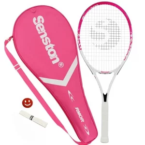 Senston 27 inch Tennis Racket for Adults 1 Pack Tennis Racket Set Tennis Overgrip Vibration Damper