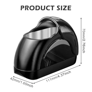 Car Ashtray with Lid Large Capacity Seamless Door Automotive Ashtray Late model Portable Ash Tray for CarBlack