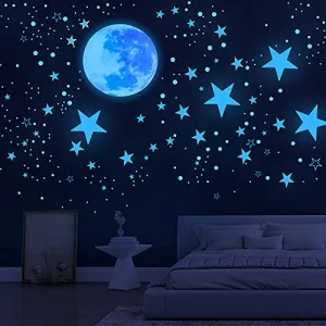 Glow in The Dark Stars for CeilingStar Decorations for BedroomKids Boys Girls Room DecorCool Things for Your Play RoomWall Stickers for BedroomWall D