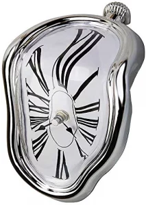 Creatov Decorative Dali Watch Melting Clock - Surrealistic Table Shelf Desk Fashion Clock Salvador Dali Inspired Funny Home Office Desks Watch Best B