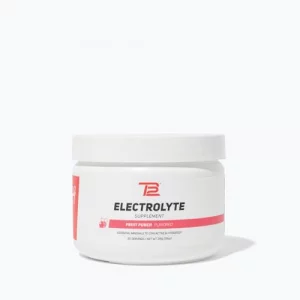 TB12 Electrolyte Powder Fruit Punch Mineral-Rich Electrolyte Powder for Fast Hydration by Tom Brady - Natural, Low Sugar, Vegan, Gluten-Free, Easy t