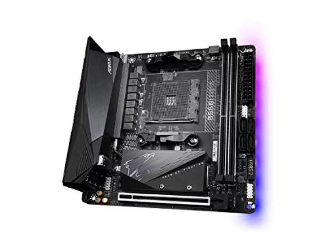 GIGABYTE B550I AORUS PRO AX AM4 AMDB550Mini-ItxDual M.2SATA 6GbsUSB 3.2 ...