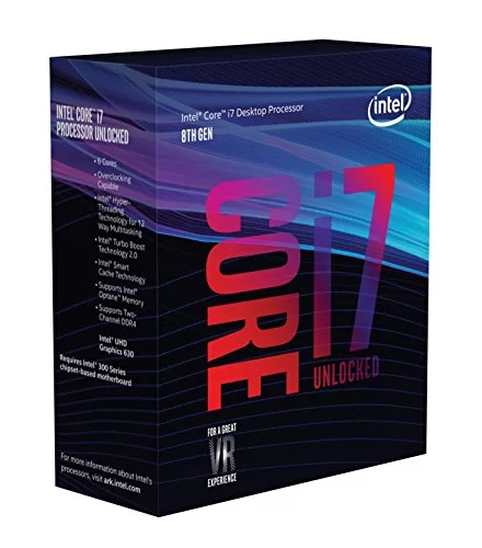 Intel Core i7-8700K Desktop Processor 6 Cores up to 47GHz Turbo